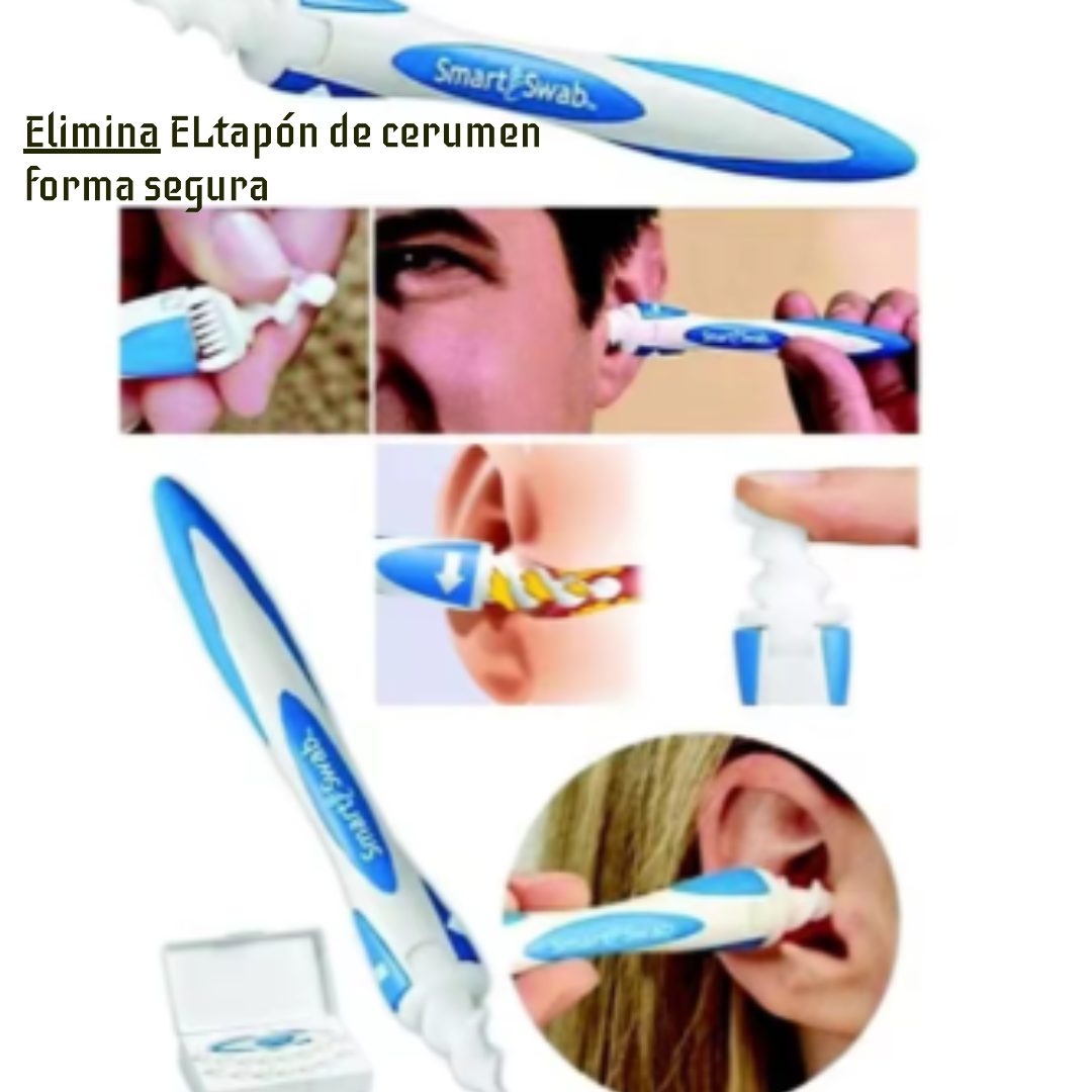 SILICONE EAR CLEANER®Adios tapon de cerumen.